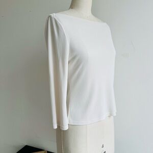 Guess 1996 boatneck off-white top💎pristine